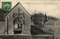 CPA Montfort the amaury Gate of the cemetery