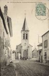 CPA Surroundings of Mantes Aulnay on Mauldre the church