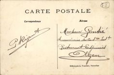 CPA Frontage of the palate of Versailles