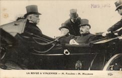 CPA the review has Vincennes Mr Faillieres Mr Millerand 1912 Mars