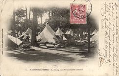 Houses Laffitte CPA the camp supplies with the sun