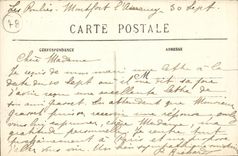 Montfort amaury CPA Staircase leading to the Tours and monument of Anne of Brittany inaugurates on June 7th 1914