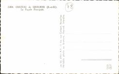 CPA Castle of Large Wood the principal frontage