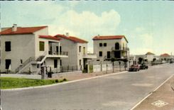 MODERNE KARTE Narbonne-Strandlandhauser