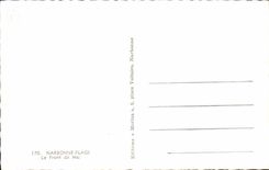 Narbonne-Strand - das Gesicht des Meeres -- CPA