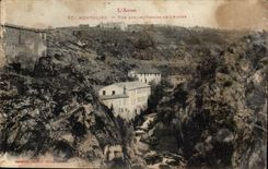 Montolieu - Vue sur les Gorges de l'Aude -- CPA 