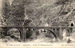 Quillan - Viaduc de St Martin Pierre Lys -- CPA 