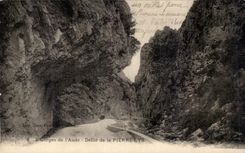 CPA Gorges de l'aude Defile de la pierre Lys