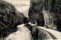 Vallee de l'aude CPA Defile de pierre Lys Interieur
