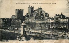 Narbonne - ISCED und das Kriegdenkmal das L - CPA