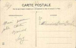 Entree de la Pierre Lys trou du cure - CPA