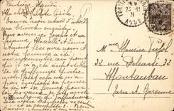 Fontierss Cabardes - La Tour de l'horloge - CPA