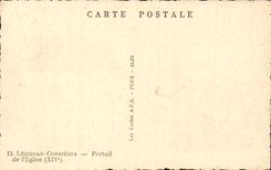 CPA Lezignan Corbieres Portail de l'eglise (14eme)