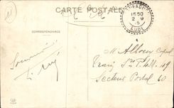 Limoux CPA Seen on the Aude and the bell-tower