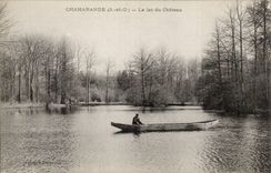 Chamarande CPA le lac du chateau