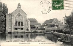 surroundings of Villeuneuve Saint Georges Montgeron CPA the mill of Senlis Lieu of stay of the king Henri IV (restore in 1906