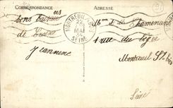 Montgeron Crosnes CPA Mill of Senlis the footbridge