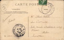 Montgeron CPa Crossroads with main street and the street of Chalandray