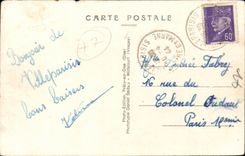 CPA Villeparisis the canl the bridge and the house of guard