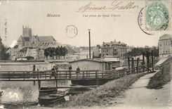 CPA Meaux Seen of the Thiers quay