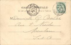 Layered branches CPA Church Saint Ayoul