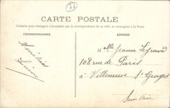 Montigny on Loing cPA Seen on Loing and the church