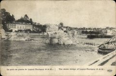 The Bridge of Pierre de Lagny Thorigny - CPA