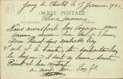 Jouy Chatel - Church - CPA