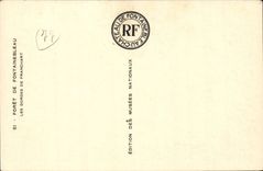 Fontainebleau - the Drill - Falls of Franchart - CPA