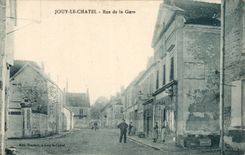 Jouy the Country cottage - Street of the Station - CPA