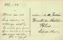 Jouy the Country cottage - Street of the Station - CPA