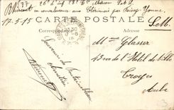 Fontainebleau - the Post office building - CPA