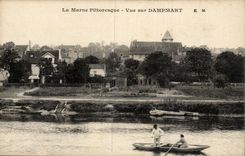 The Picturesque Marne - Sight on Dampmart - CPA