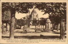 Provins CPA Places of Chatel at the high city