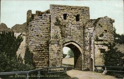 Layered branches CPA the door St Jean Seen interior