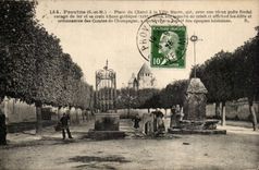 Provins CPA Places country cottage at the high city