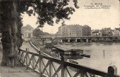 Meaux CPA Walk of Trinitaires and the mills of the scale