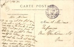 Bray on the Seine CPA Walk of the green carpet