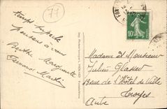 Palate of Fontainebleau CPA the terrace of the carp pond and the museum