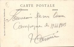 Tool bags in Brie CPA the castle Frontage of the colonnades and the large terrace