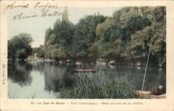 The Tower of the CPa Marne Towards left Champigny Arm of the river