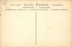 Meaux CPA Canal of Chalifert Tug boat to the church