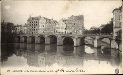 Meaux CPA the bridge of the market