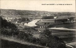 Saacy on marl CPA the valley of the Marne