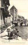 Moret sur Loinng - La Porte du Pont et les Anciens Pemparts - CPA 
