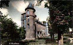 Nangis - Old Castle of the Nangis Mound on the Public walk - the Town hall - CPA
