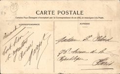 Fontainebleau - House of the Emperor and the Pond of Carps - CPA