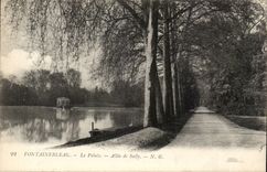 Fontainebleau - the Palate - Allee of Sully - CPA