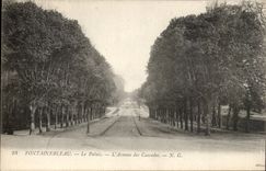 Fontainebleau - the Palate - the Avenue of the Cascades - CPA