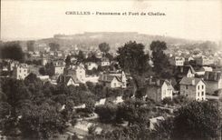 Chelles - Panorama and Fort of Chelles CPA